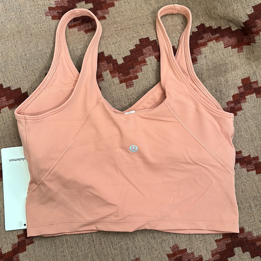 Lululemon Align tank in pink savannah sz 8 NWT - Picture 3 of 6